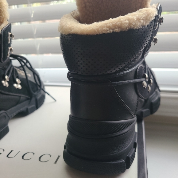 Gucci Black Combat Boot - Picture 6 of 9
